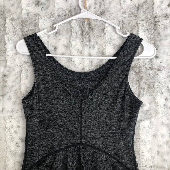 Lululemon Women's Hustle Tank Back Ruffle Gray 4 - Picture 6 of 12